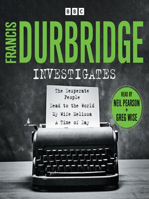 cover image of Francis Durbridge Investigates